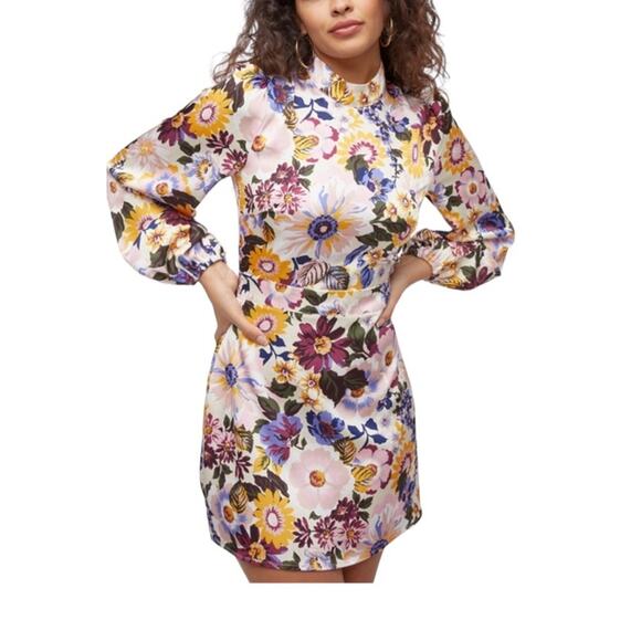 Summer Ayesha Curry Collab~ Fall x Just Fab Floral Shift Dress! Small~Sold Out - Picture 4 of 8